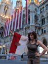 El ayuntamiento de Viena, cuya bandera comparte coleres con la nuestra.