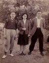 Andresín, René y Nicomedes en el barrio San Pedro